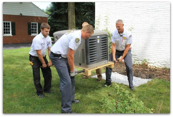 home standby generators installed by a local generator dealer