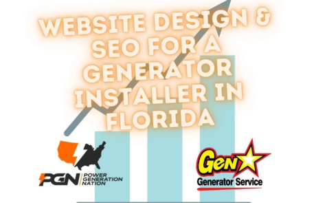 Website Design & SEO for a Generator Installer in Florid