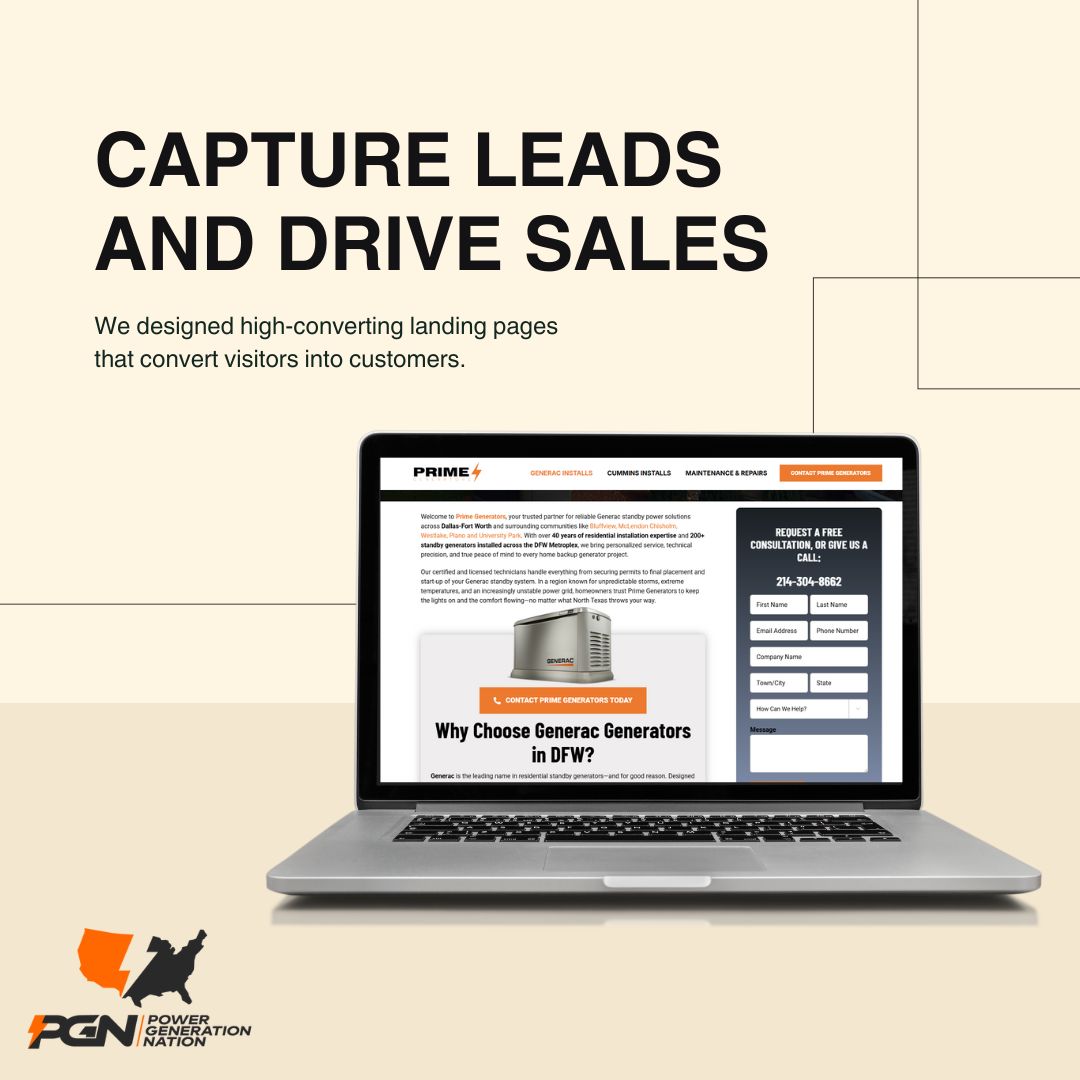 Prime Generators Launches Brand-New Website