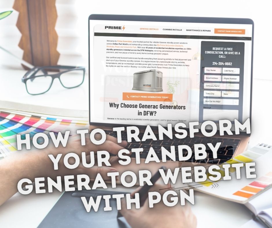 Transform Your Standby Generator Website with PGN