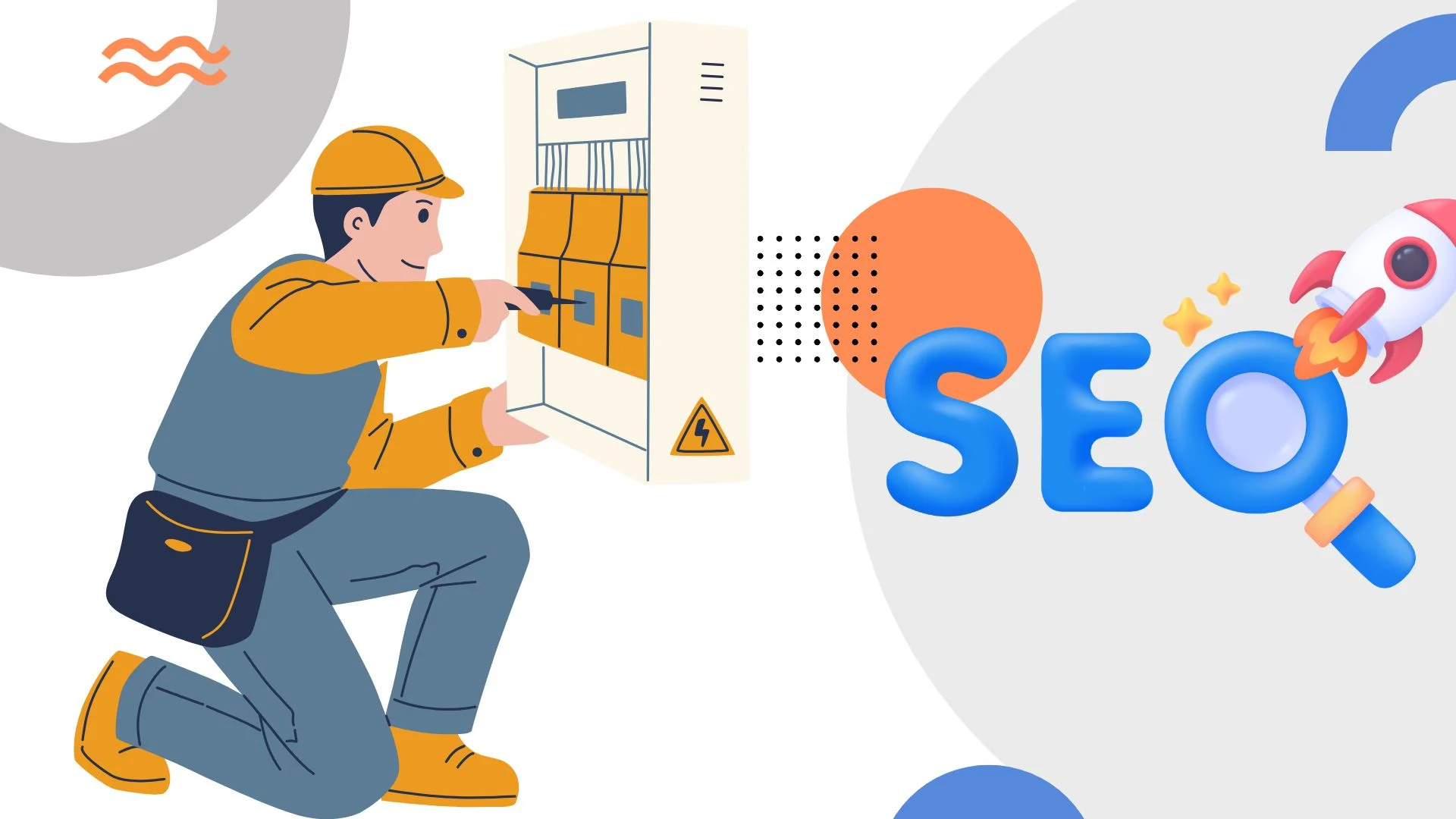 Search engine optimization strategy Google Search results strategy showing how PGN’s SEO services help electricians rank for target keywords and local service searches.